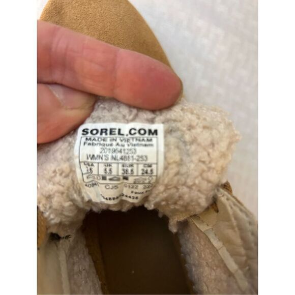 Sorel ankle boots lace waterproof women’s 7.5 wMn NL 4881-253 - Picture 6 of 8